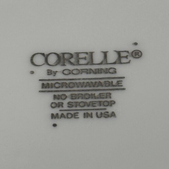 Corelle By Corning White 8.5" Shallow Soup Pasta Serving Bowl Made In USA - Picture 3 of 4